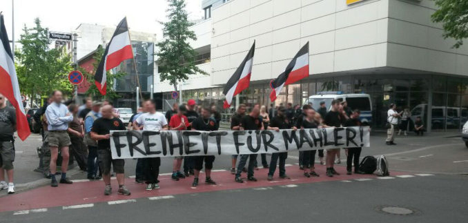 Freiheit für Horst Mahler Demonstration für die Meinungsfreiheit