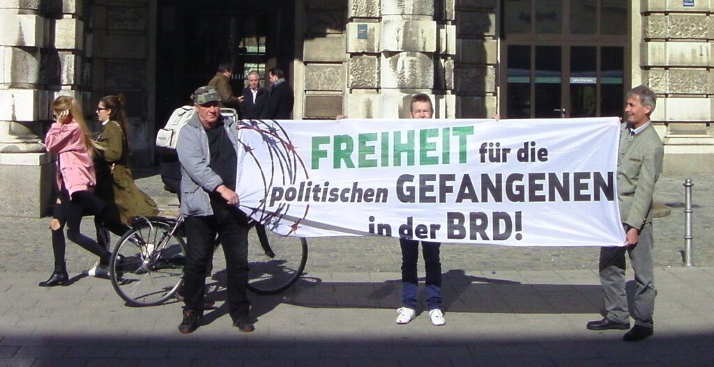 Mahnwache für die Freiheit der politischen Gefangenen in München