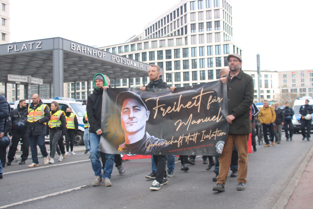FReiheit für Manuel Eder - Demo Berlin 2026